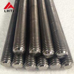 China 8mm / 10mm Titanium Stud Bolts With Hex Lock Nuts For Chemical on sale