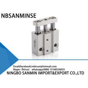 Buy cheap Double Acting Miniature Guided Pneumatic Cylinder 50 - 500 mm / s Piston Speed from wholesalers