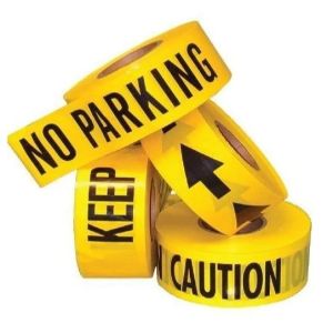 Buy cheap Traffic Warning PE Protective Film Black Yellow Red White Caution Tape from wholesalers
