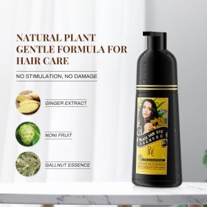 Buy cheap 5 minutes fast dyeing magic grey coverage black hair dye shampoo from wholesalers