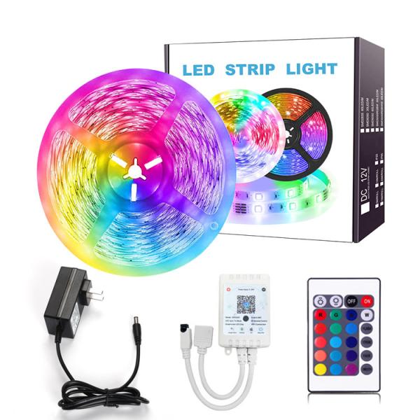 LED Lights Strip with Color Changing Dimmable with Remote Control for Low Power