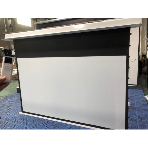 Buy cheap IR 150" Recessed Electric Projection Screen 240V from wholesalers