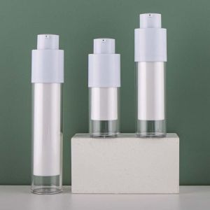 Buy cheap Plastic Empty Airless Pump Bottles 30ml Cylindrical Configuration from wholesalers
