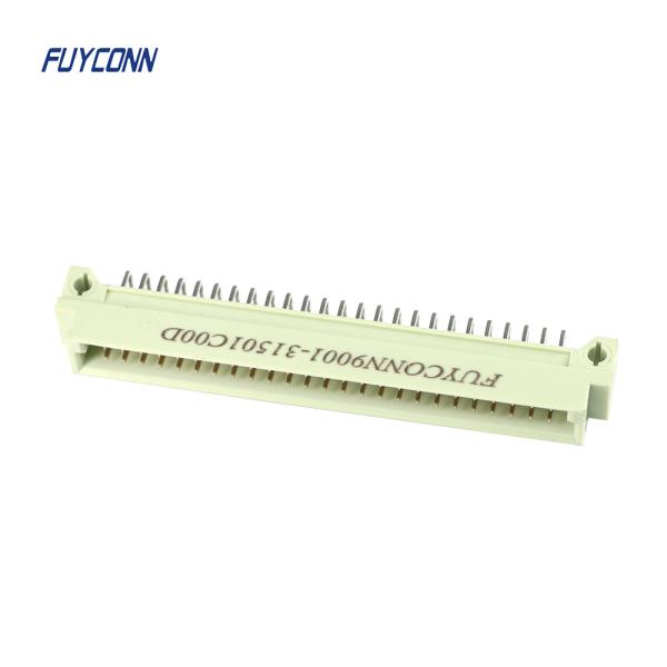 Quality Right Angle PCB 3 Rows Straight Male Eurocard Connector DIN 41612 for sale