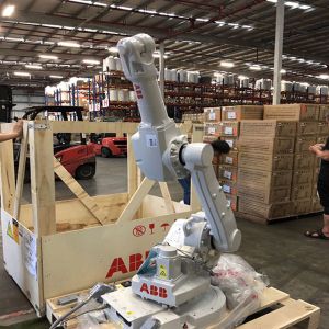 Buy cheap Used ABB industrial robot material handling ABB IRB 2600ID 6 axis robotic humanoid machine from wholesalers