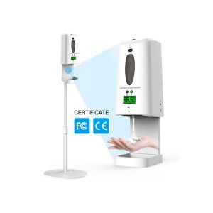 Buy cheap 1.3L Wall Mounted Soap Dispensers Contactless Thermometer With Hand Sanitizer Dispenser from wholesalers