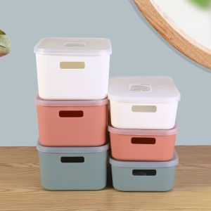 Buy cheap L Rectangle Sundry Plastic Basket Storage Containers With Cover from wholesalers