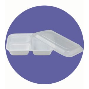 Buy cheap DISPOSABLE PLASTIC COMPARTMENT BOX, LUNCH BOX, GOOD QUALITY, from wholesalers