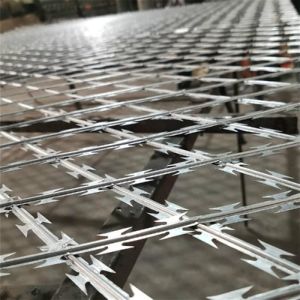 High Security Diamond Razor Barbed Wire Mesh Panel Fence razor Mesh Wire Fencing
