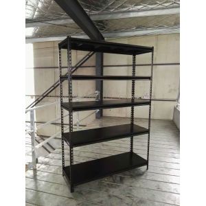 Buy cheap Slotted Angle Steel Light Duty Shelving Black / Grey / White in Storage Systems from wholesalers