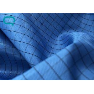 Buy cheap ESD Polyester Fabric With Carbon Yarn For Cleanroom Clothes from wholesalers