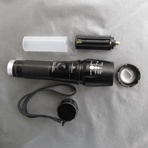 DC 4.2V 600mA High Power 1600 Lumens Cree Led Torch Flashlight With Li - ion