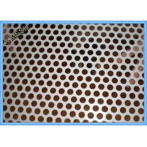 Buy cheap Anodizing Hexagonal Perforated Aluminum Sheet / Screen 1.5mm Thickness from wholesalers