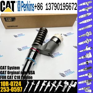 Buy cheap common rail injector diesel fuel injector 1OR-0724 253-0597 1OR-9787 20R-8048 for Caterpillar C15 from wholesalers