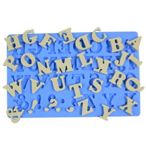 Buy cheap Silicone Baking Utensils Cake Baking Tool Food Grade Mat 3d Capital Letters Fondant Molds from wholesalers