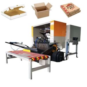 Buy cheap Advanced Automatic Pizza Box Fruit Box Carton Paper Creasing Die Cutting Punching Machine for Restaurant from wholesalers