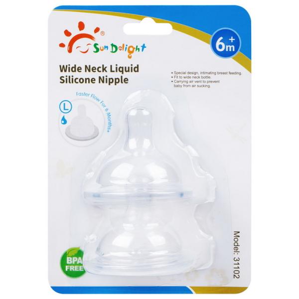 Quality Anti Colic Baby Silicone Nipple for sale
