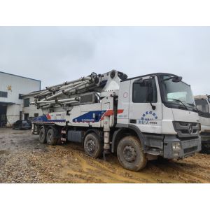 Stocked 49m Used Concrete Boom Pump with High Capacity and Cylinder Type