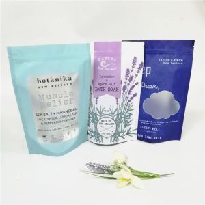 Buy cheap skincare packaging bag/hologram foil stand up bath salt packaging with window from wholesalers