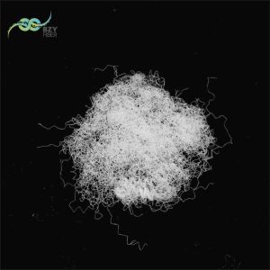 Buy cheap Hollow 70D Recycled Polyester Staple Fibre Artificial 72mm Filling Material from wholesalers