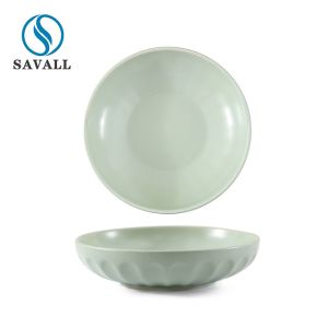 Buy cheap Diameter 22cm Round Morandi Porcelain Salad Plates from wholesalers