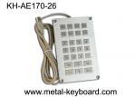 Buy cheap USB Self - service Terminal Metal Kiosk Keyboard 26 Keys , Flat key Keyboard from wholesalers
