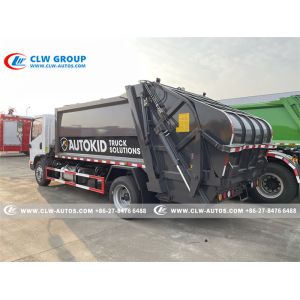 LHD FAW 4x2 140HP 8cbm 6T Compactor Garbage Truck