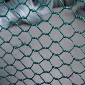 Buy cheap 2'' hole PVC Coated Hexagonal Iron Wire Mesh manufacture from wholesalers