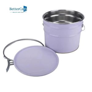 Buy cheap White Decorating Paint Can 5 Gallon Metal Bucket With Lid ISO9001 Approved from wholesalers