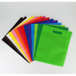 Yellow Laminated Polypropylene 60gsm Non Woven Reusable Bags