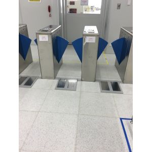 Buy cheap Portable Electric Pedestrian Barrier Gate With Controller / RFID Reader from wholesalers