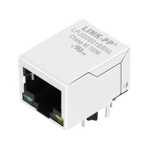Buy cheap Bothhand LA1S109-43 LF Compatible LINK-PP LPJG0801BBNL Tab Down Green/Yellow Led 1x1 Port Gigabit Ethernet RJ45 Modules from wholesalers