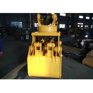 Buy cheap Customized Hydraulic Worm Excavator Rotating Grapple Q345B + Hardox from wholesalers