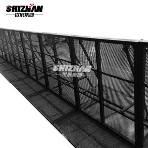 Buy cheap Black Folding Q235 Steel Crowd Control Barrier Event Protective 30kg from wholesalers