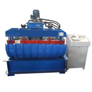 China Hydraulic Crimping Arch Roofing Forming Machine With PLC Control on sale