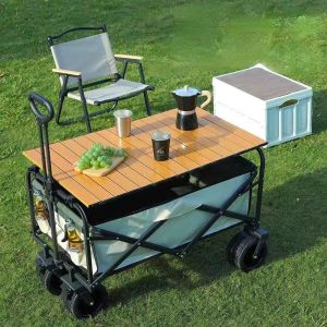 Buy cheap 300LBS Iron Collapsible Garden Wagon Foldable With Heavy Duty Capacity from wholesalers