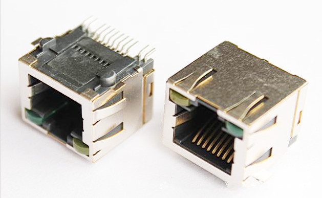 Buy cheap RJ45 Modular Jack,Shielded, THT,Reflow Soldering, LED product