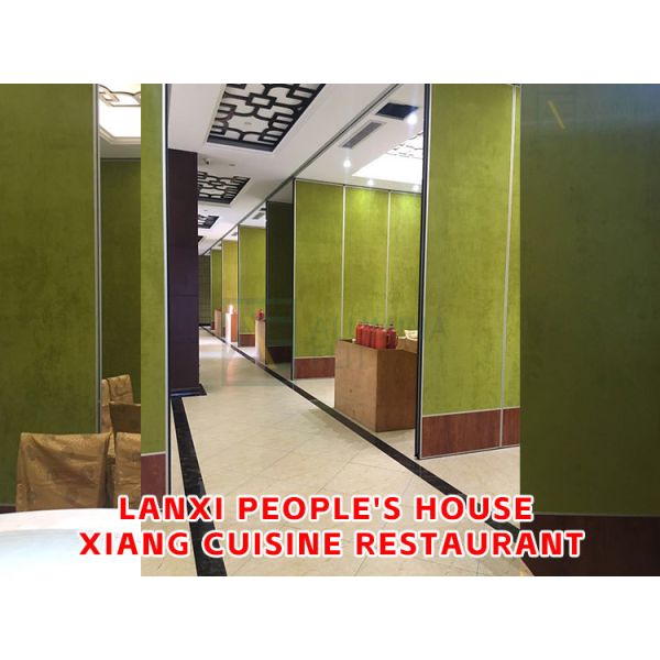 Buy cheap Aluminum Alloy Frame Operable Partition Wall System with Stc Rating 42-56dB and Fabric Surface Finishing from wholesalers