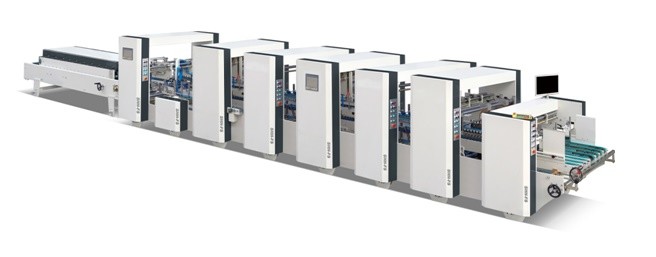 Buy cheap Automatic Folder Gluer with Prefold, Cardboard Box Folding + Gluing with Prefold from wholesalers