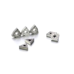 Buy cheap 40HRC Hardness Metal Ceramic Lathe Inserts Strong Bonding Resistance WNMG0804 from wholesalers