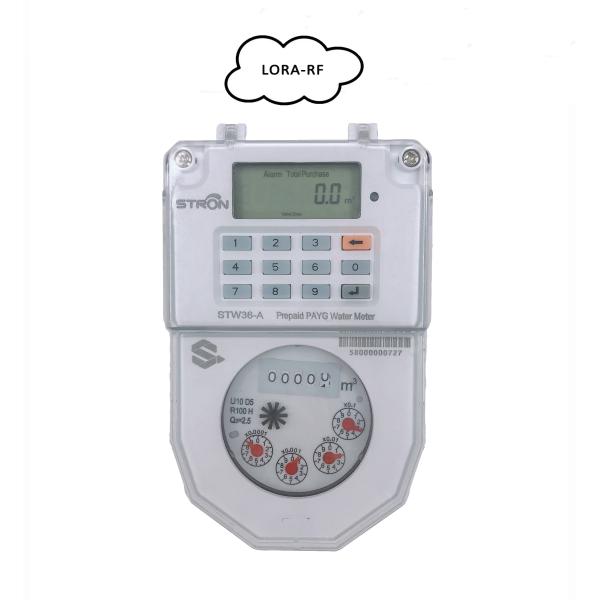 Portable ISO9001 16Bar Prepaid Water Meter With Step Tariff Function