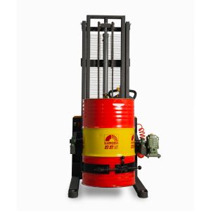 Buy cheap 4 Wheel Leakage Proof 1450mm Forklift Drum Lifter Trolley from wholesalers