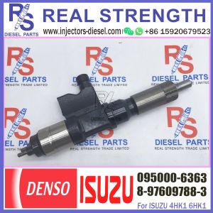 Buy cheap 095000-6363 DENSO Diesel Injector Common Rail 8-97609788-6 For ISUZU 4HK1 6HK1 from wholesalers