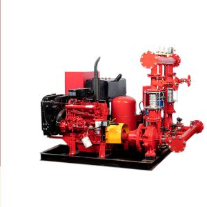 Buy cheap 200gpm 27HP Diesel Engine Centrifugal Fire Pump Set with Control Panel product