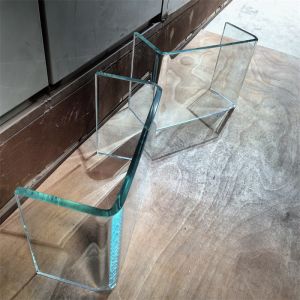 Buy cheap Small Radius Curved Glass Factory Custom-Made In Various Shapes And Difficult Round Hot-Bent Glass from wholesalers