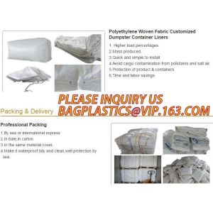 Buy cheap Waterproof PE Plastic Drawstring Dumpster Container Liners for waste disposal,Drawstring Dumpster Container Liners also from wholesalers