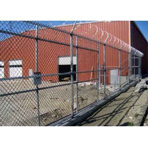 Buy cheap 1.5 Inch Diamond Mesh Fence Powder Painted Chain Link Fence Any Ral Color from wholesalers
