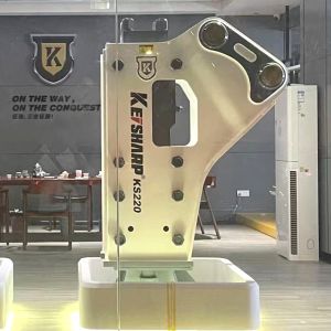 Buy cheap KS220 Side Type Hydraulic Breaker 140mm Chisel Diameter 400-550bpm for 20-27 Ton Excavator from wholesalers