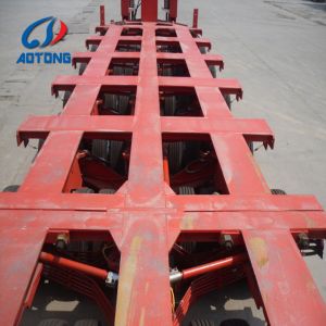 Buy cheap 70-90ton Max Payload Hydraulic Axis Steerable Cast Semi Trailer from Liangshan Juyuan from wholesalers