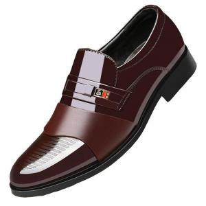 Buy cheap Microfiber Leather Mens Formal Shoes British Business Style Customized Logo product